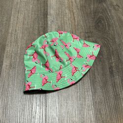 NEW Flamingo Mint Pink Bucket Hat