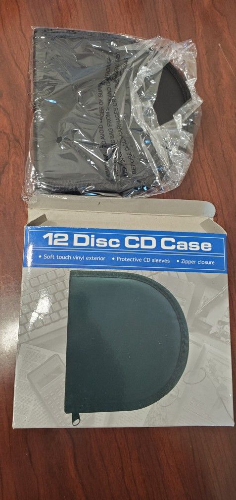 12 Disc CD Zipper Case