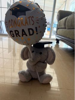 Elephant plushie graduation
