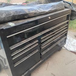Snap on Tool Box And Tools And Creeper
