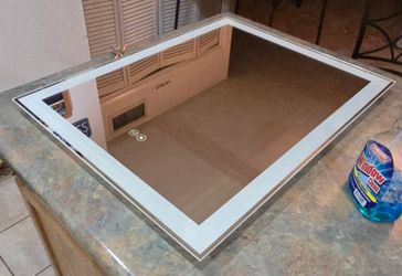 22" x 28" Premium LED Backlit Smart Vanity Mirror (Hardwire Ready)