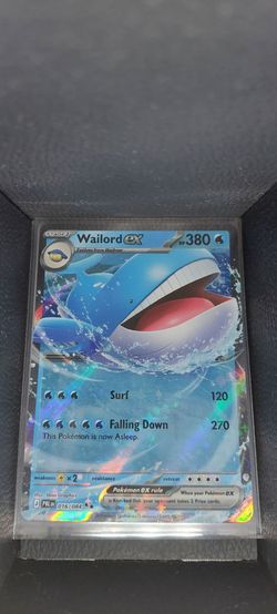 Wailord EX Pokémon Card 016/084 Holo