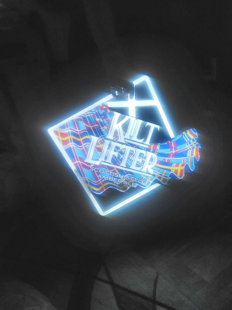 Neon light Kilt Lifter.