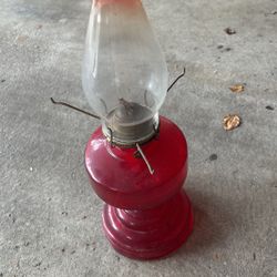 Antique Hurricane Lamp