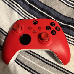 Red Xbox Series X,S And 1 Remote 