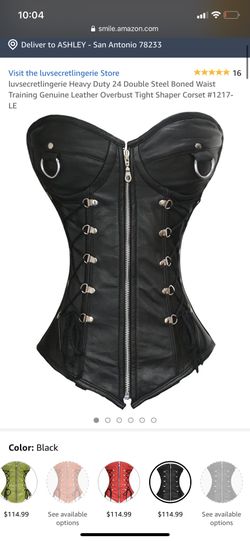 Steampunk Leather Corset