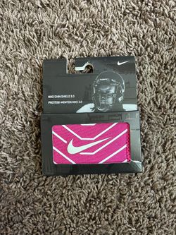 New Nike Chin Shield 3.0 Football Helmet Chin Strap Pink White BCA Breast Cancer