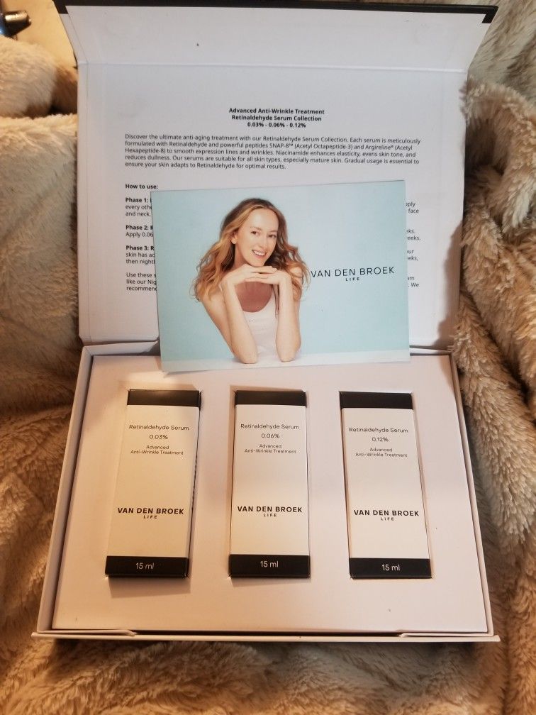 NEW- Van Den Broek Advanced Anti-wrinkle Treatment - Set Of 3