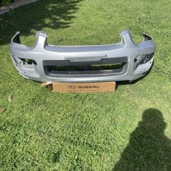 2004~2005 Subaru WRX OEM Front Bumper Cover Fascia Silver