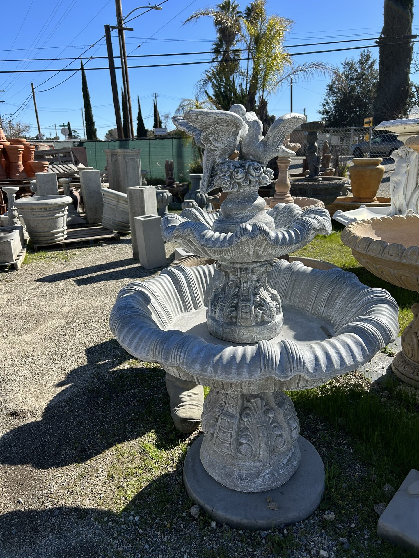 New Water Fountain Made Out Of Cement Perfect Gift 💝