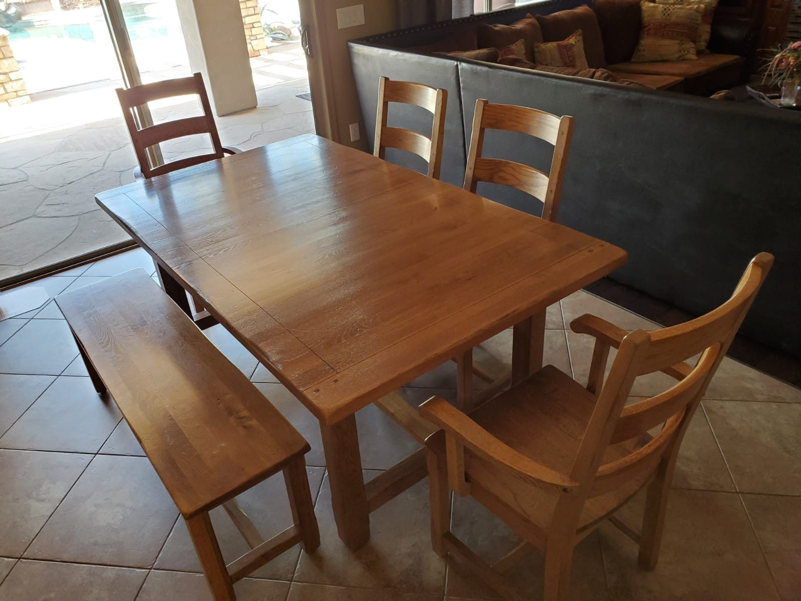 Rustic Kitchen Table Set
