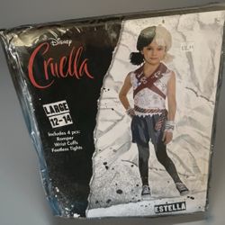 Cruella Estella Kid Costume M $15