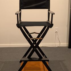 Directors Chair, 31" Tall, Black