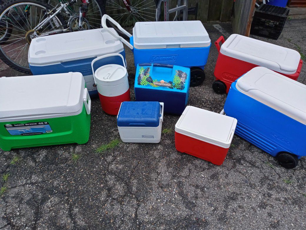 Different size coolers