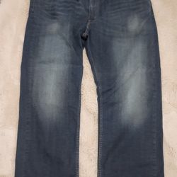 Levis 559 Jeans Mens 42 Blue Denim Relaxed Fit Straight Leg Cotton Adult 42x32