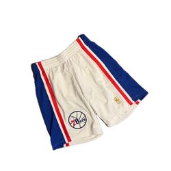 Mitchell & Ness Philadelphia 76ers Swingman Shorts Size Medium