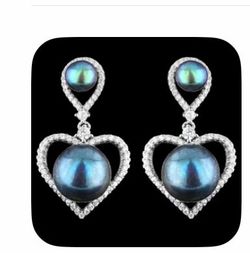 Tahitian pearl hearts !!!!!