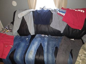 Brand new clothing Levi's old Navy semi-used non-smoker's house