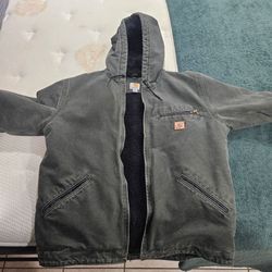Carhartt Men's MEDIUM Green Jacket J141