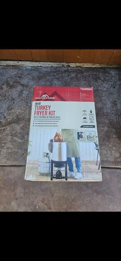 Master forge  30qt  turkey  fryer kit New