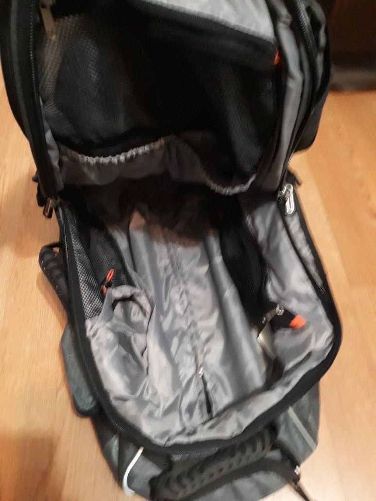 Rolling Backpack Travel Case Like New