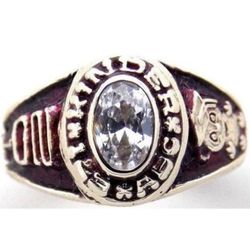 10k Gold kinder graduation ring