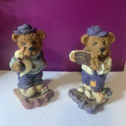 Four Bear Figurines 