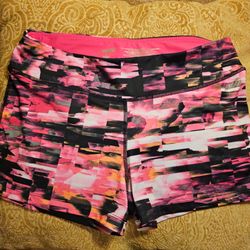 $5     AVIA MULTI COLORED ATHLETIC SHORTS      SIZE L