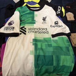 Liverpool FC 23/24 Away Authentic Nike Jersey #20 Diogo J. Size Large