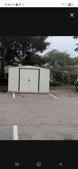 10x8 metal shed