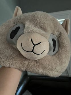 llama plush head adult size