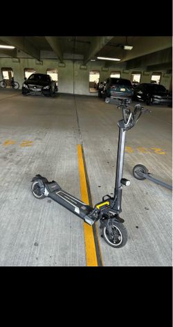 Two electric scooters