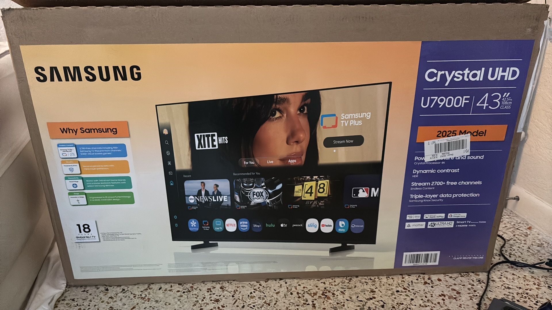 Samsung 43” 2025 Smart TV