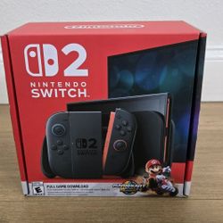 For Sale:
Brand New Still Sealed in Box Nintendo Switch 2 Mario Kart Bundle