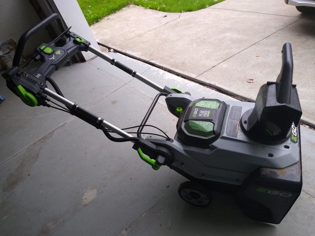 Ego single stage battery snowblower