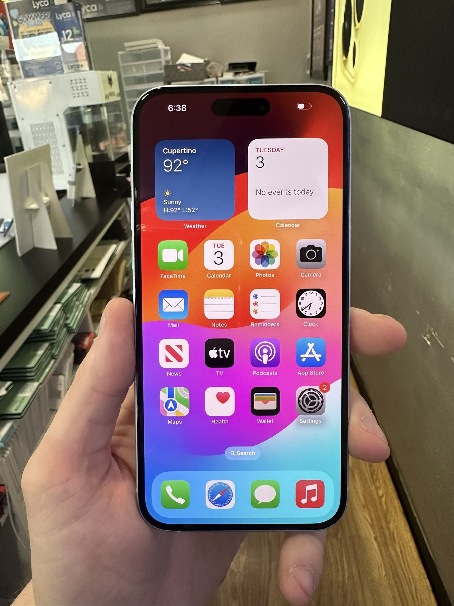 UNLOCKED iPhone 15+ 128GB Blue