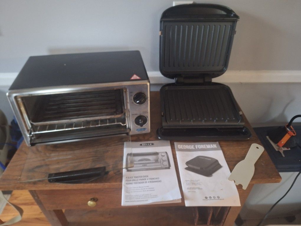 George Foreman Grill & Toaster Oven