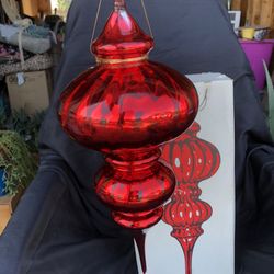 Department 56 Optic Mercury Glass JUMBO Finial Ornament 