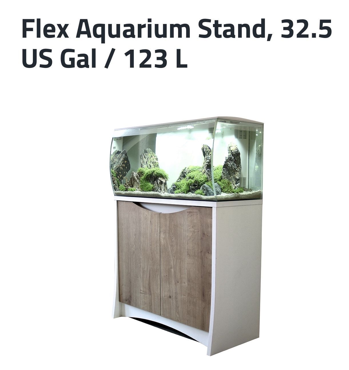Fluval Flex Aquarium With Stand 32 Gallon