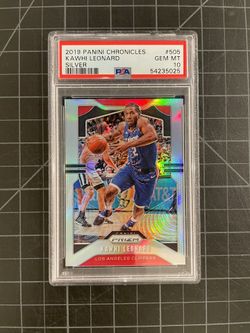 2019 Prizm Silver Kawhi Leonard PSA 10