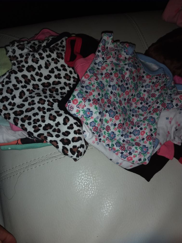 Baby Girl onesie lot