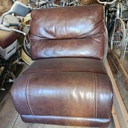 Leather Recliner - part of a sectional