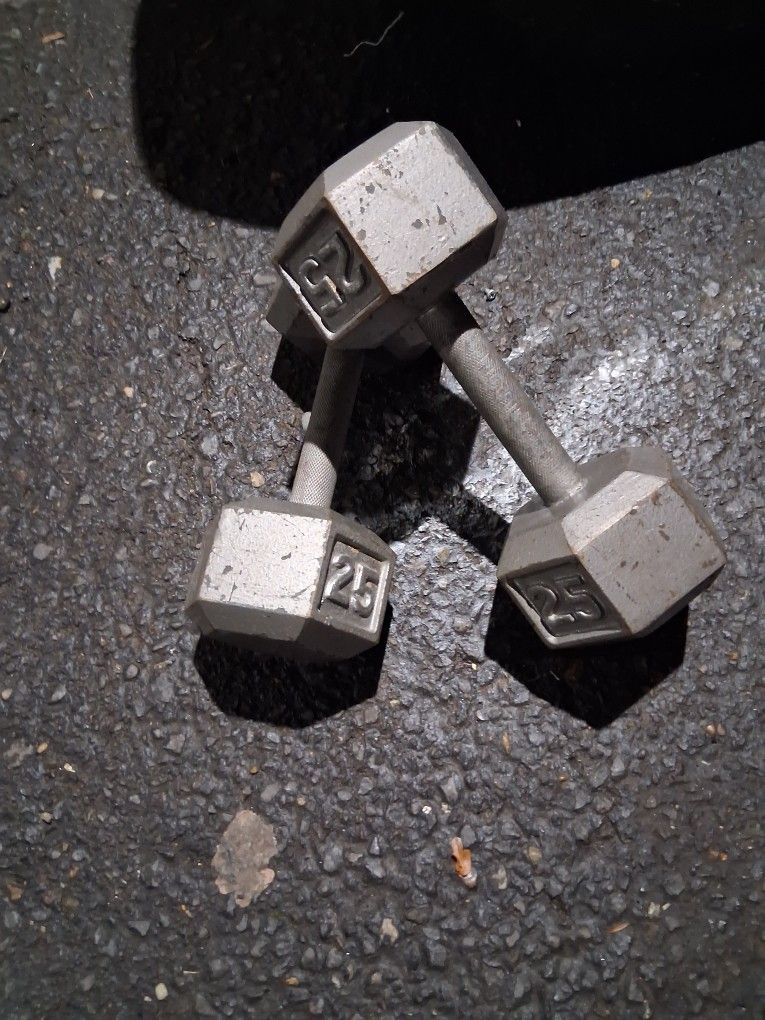 25lbs Free weights