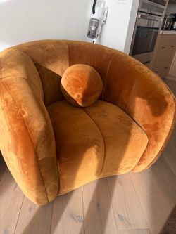 Giving away accent chair