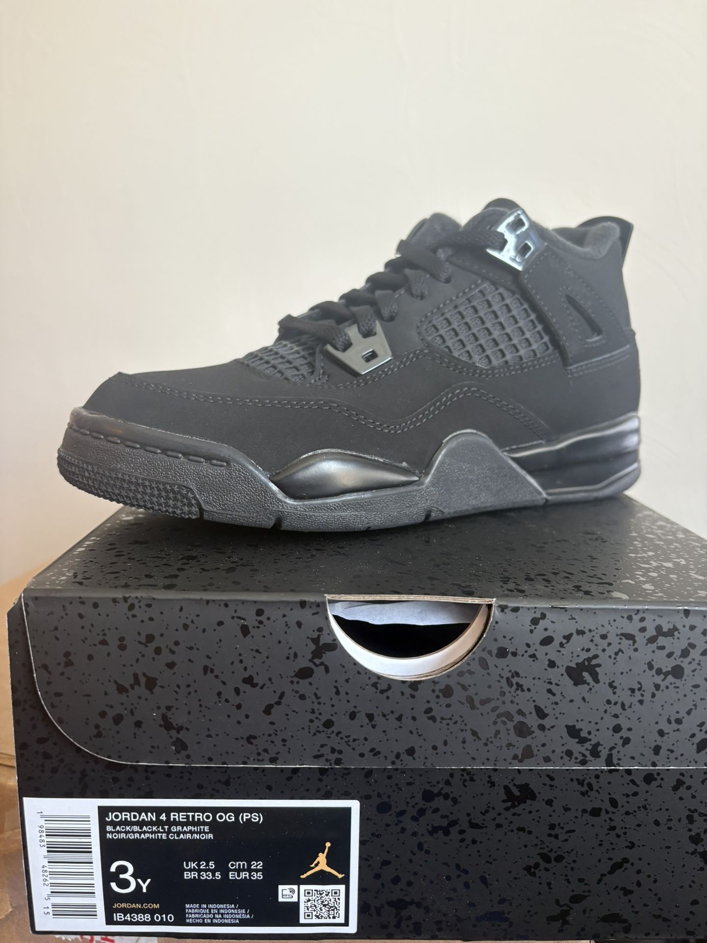 Jordan 4 Black Cat 3Y