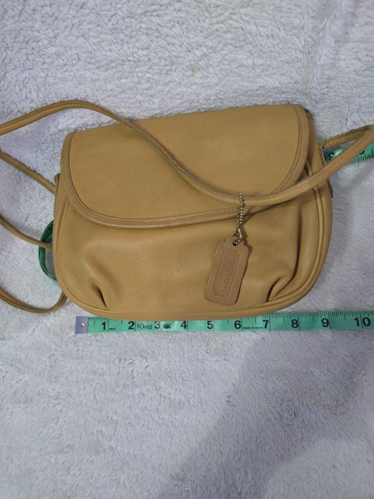 Vintage Coach Leather Crossbody Bag