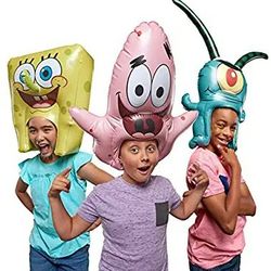 SpongeBob SquarePants SpongeHeads - Inflatable Fun Kids Toys, Pool Toy, Kids Birthday Party, Easy Halloween Costumes
