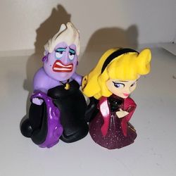 Ursula and Aurora mini figures from Disney's Princess comics Royal Rivals series 