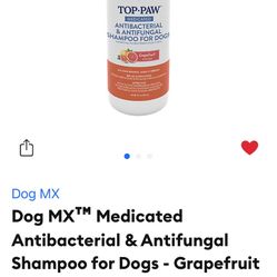 Dog MXT™ Medicated Antibacterial & Antifungal Shampoo for Dogs - Grapefruit