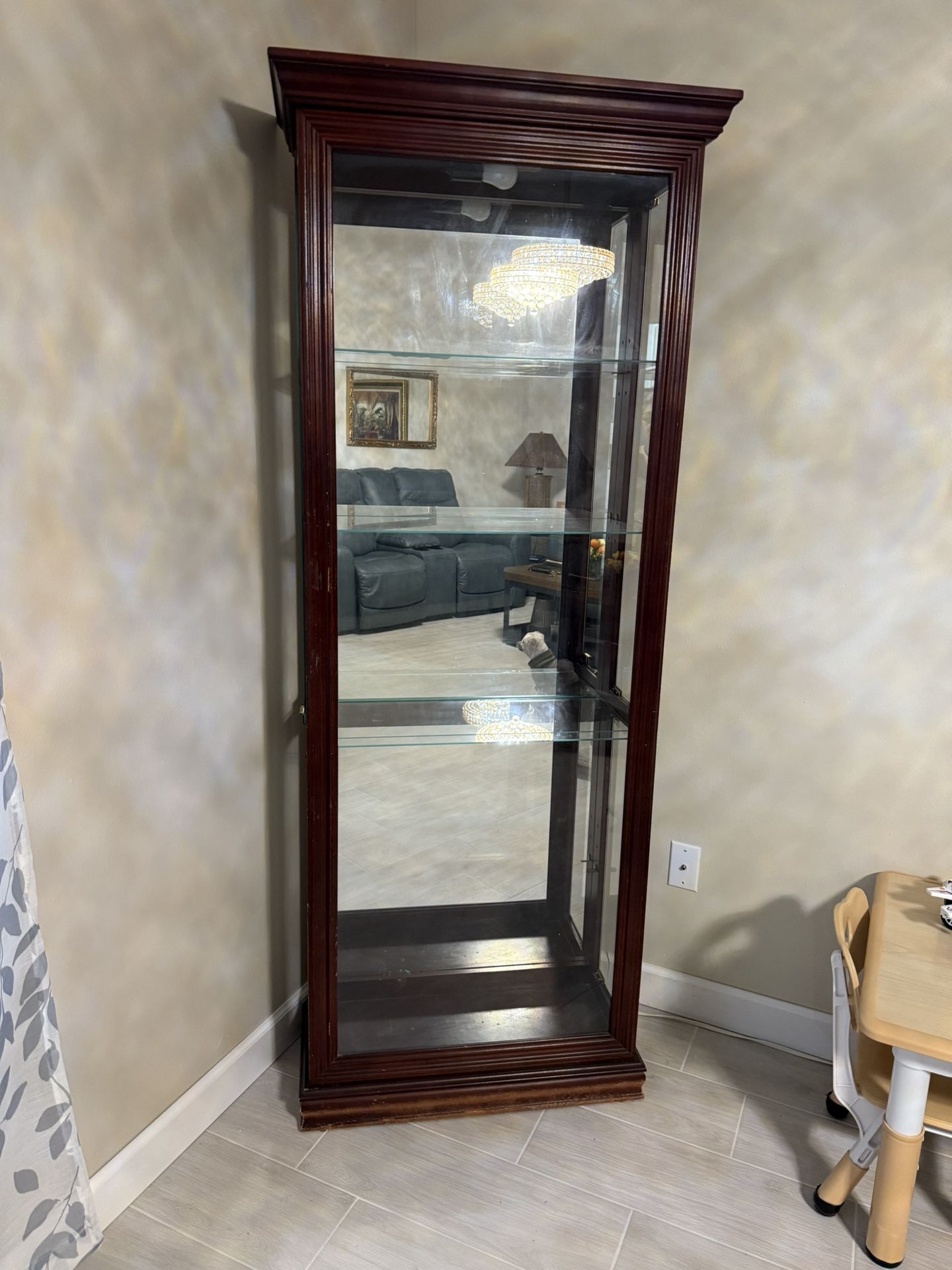 Curio Cabinet With Light